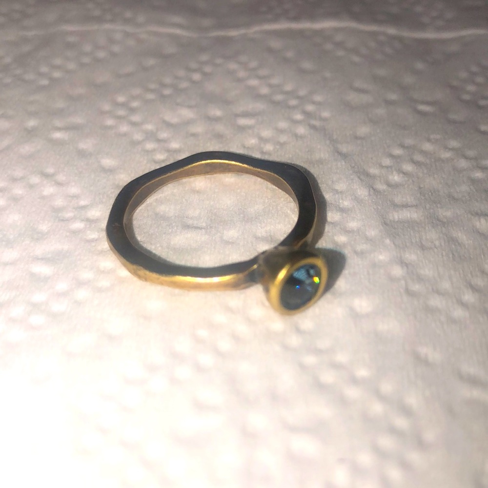 Blue & Gold Antique Ring
